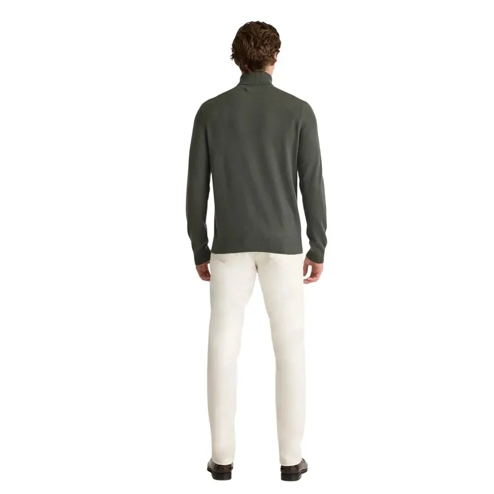 EUC Quince Men's Moss Green Mongolian Cashmere Turtleneck Sweater Sz XL 1013